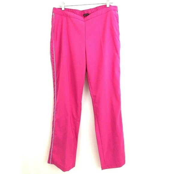Champion Womens Large Active Athletic Wind Training Track Pants Fuchsia Pink NEW - Picture 1 of 7